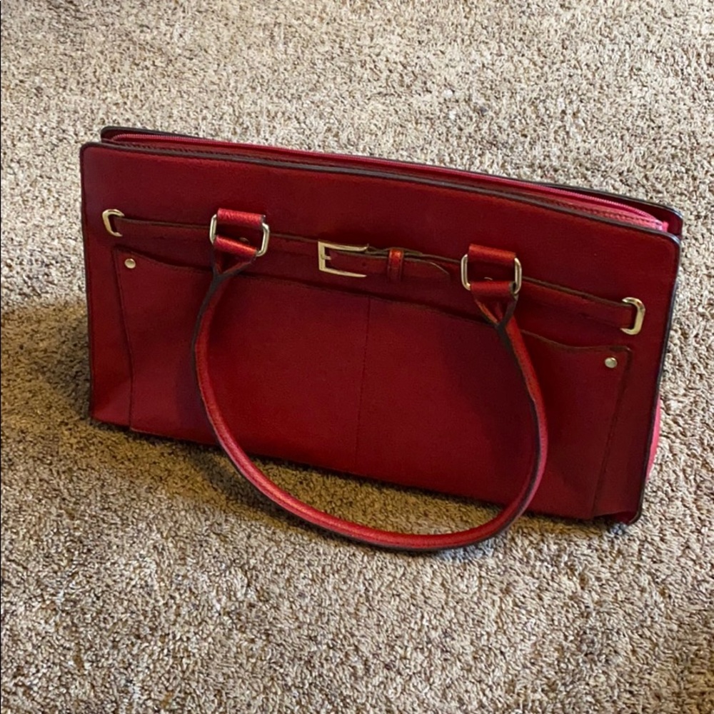 Brief Case Modern Red